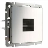 Розетка Ethernet RJ-45 (глянцевый никель) Код товара: a051079  Артикул: W1181002
