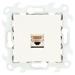 Simon 24 Слоновая кость Розетка RJ45 кат. 5е UTP