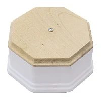 Распаечная коробка (фигурный), белый/ дуб некрашенный, PL.BOX.2WTNK Salvador